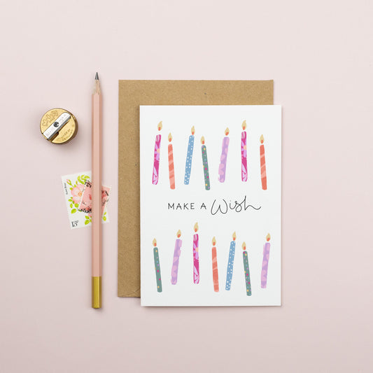Make A Wish Candle Card