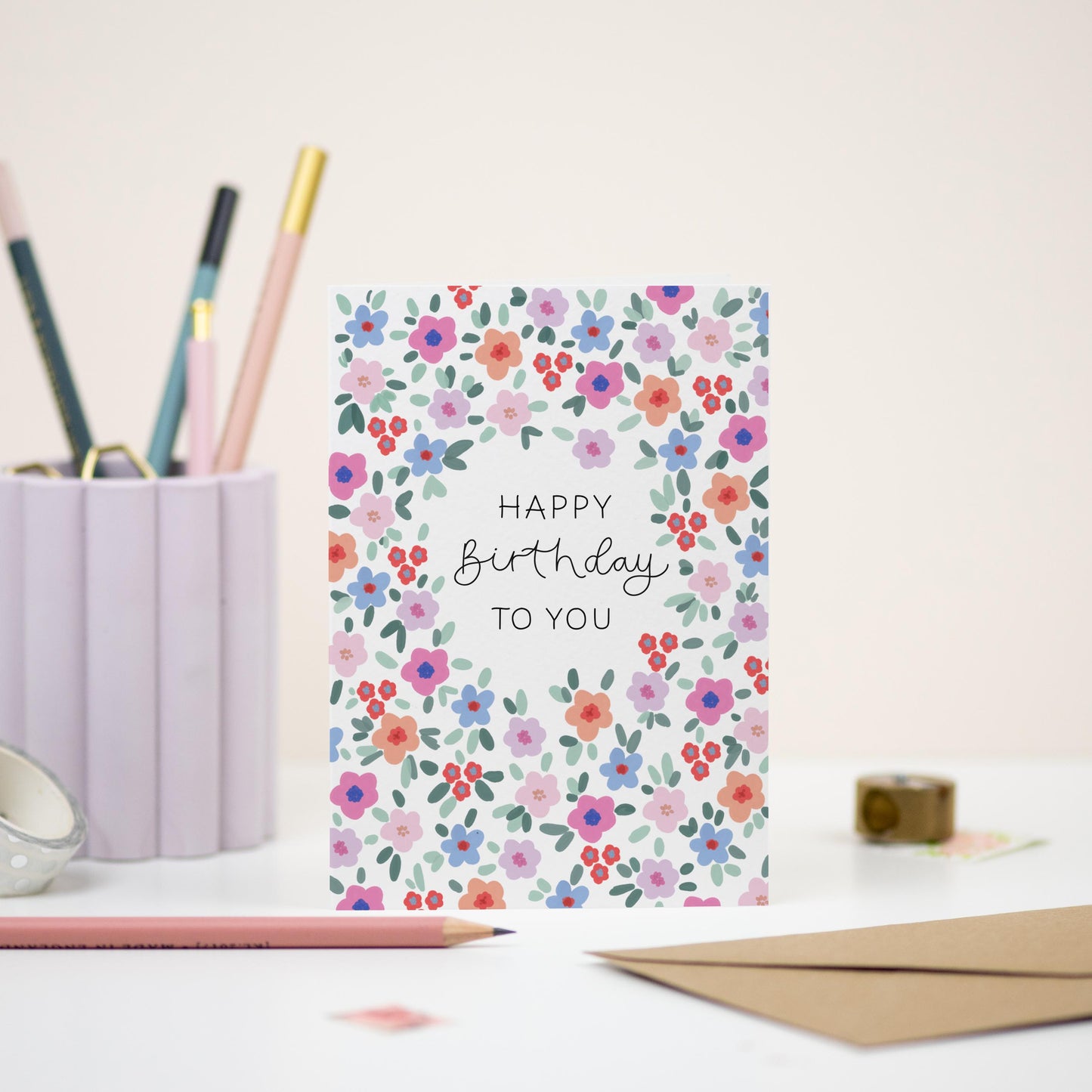 Floral Birthday Card