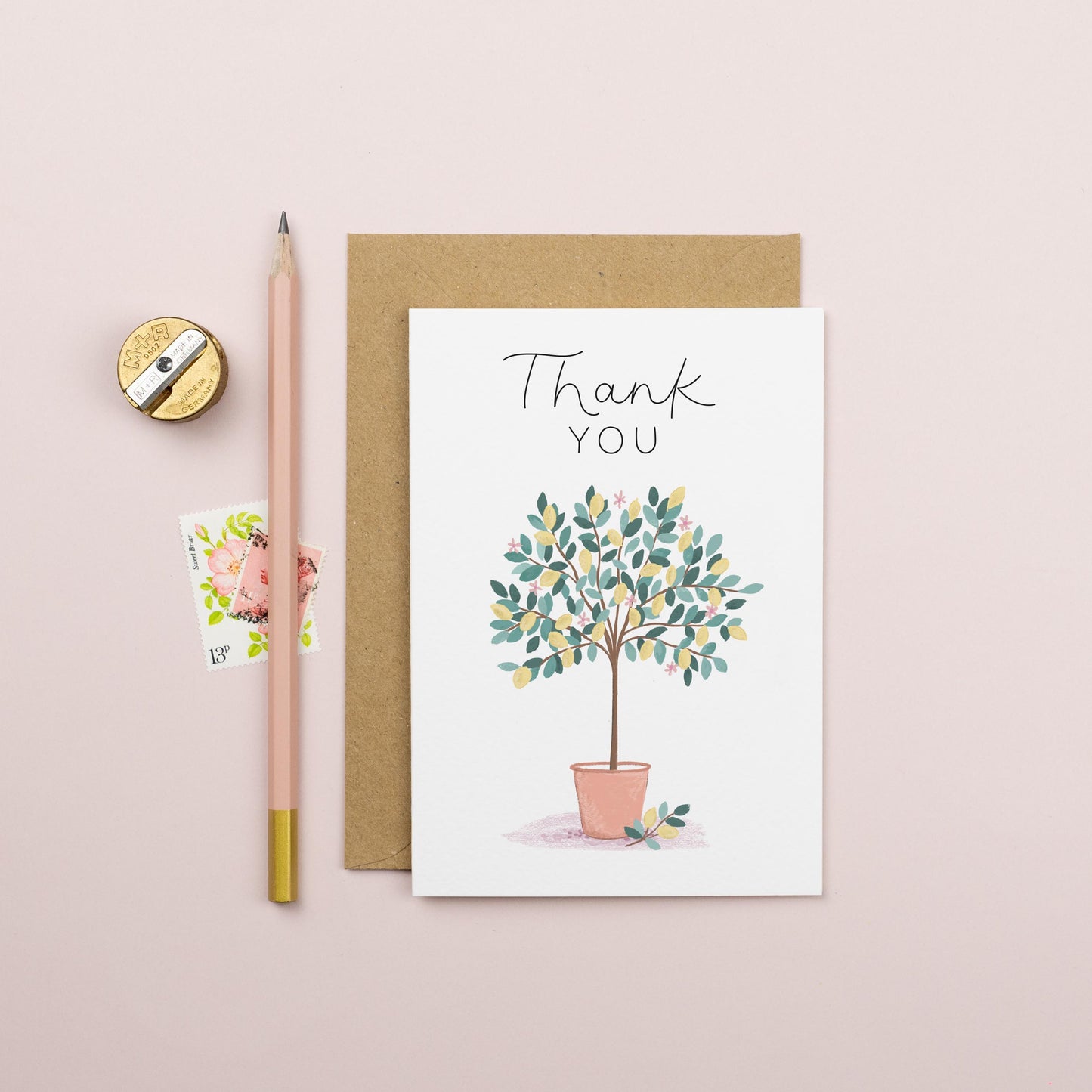 Lemon Tree Thank You Card
