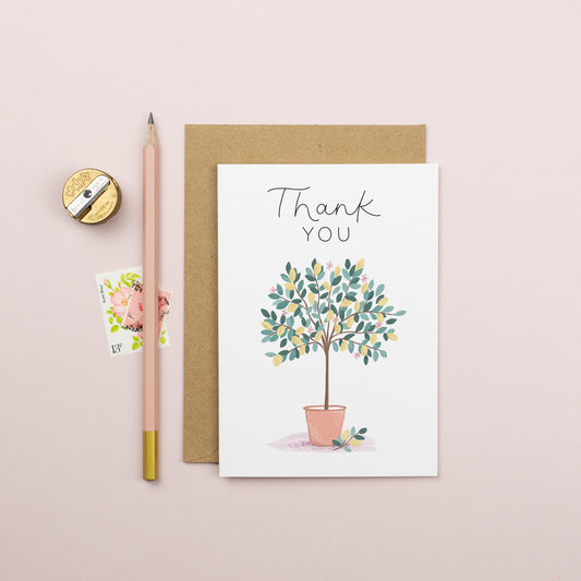 Lemon Tree Thank You Card