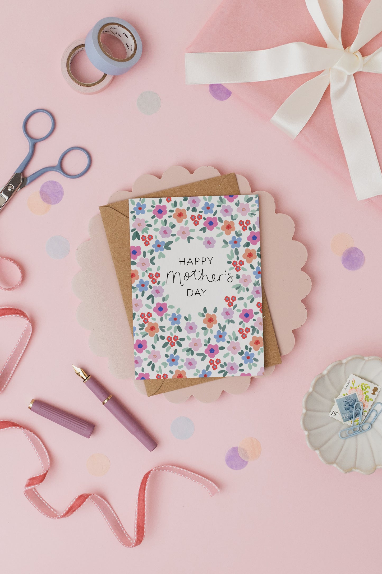 Mother's Day Floral Card