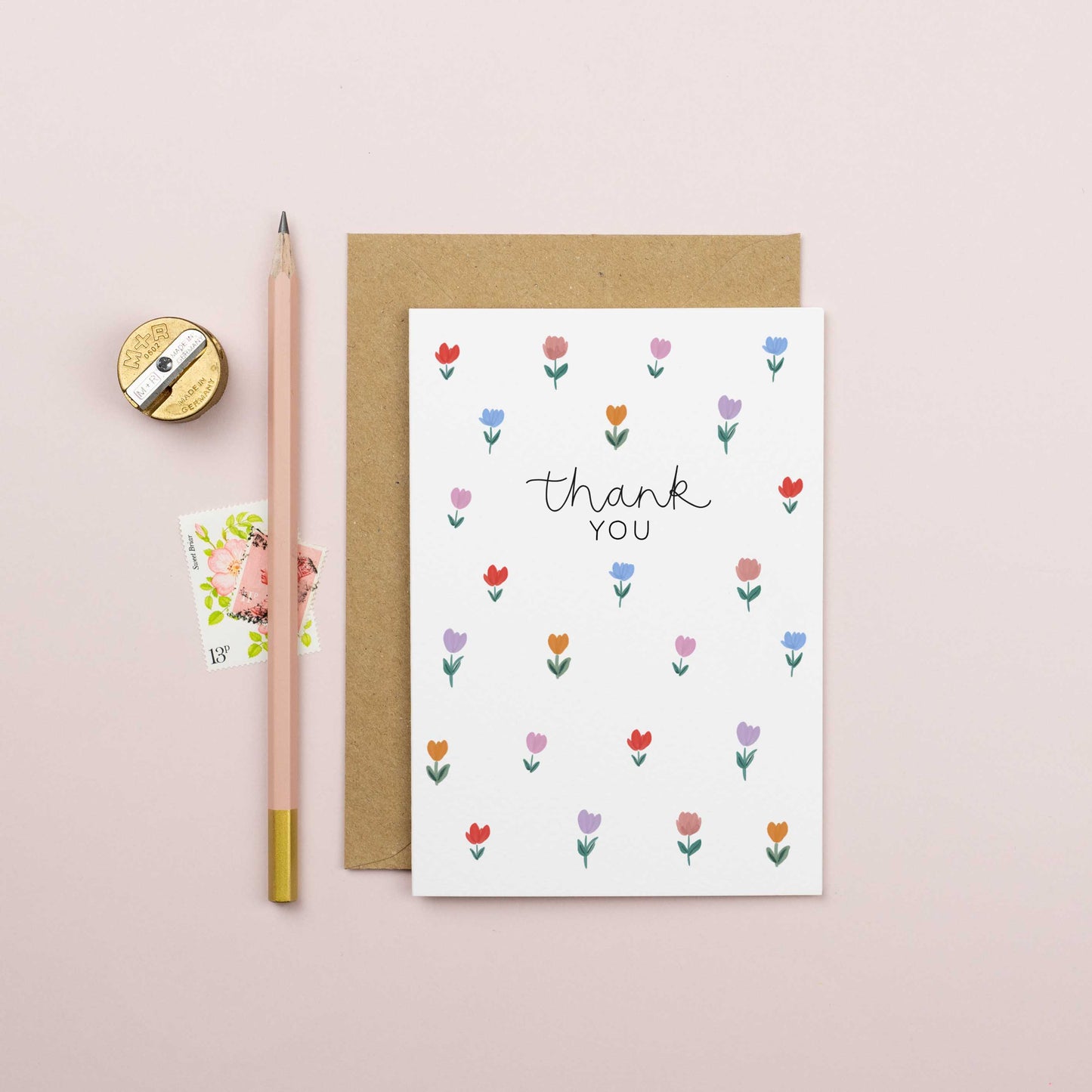 Tulip Thank You Card