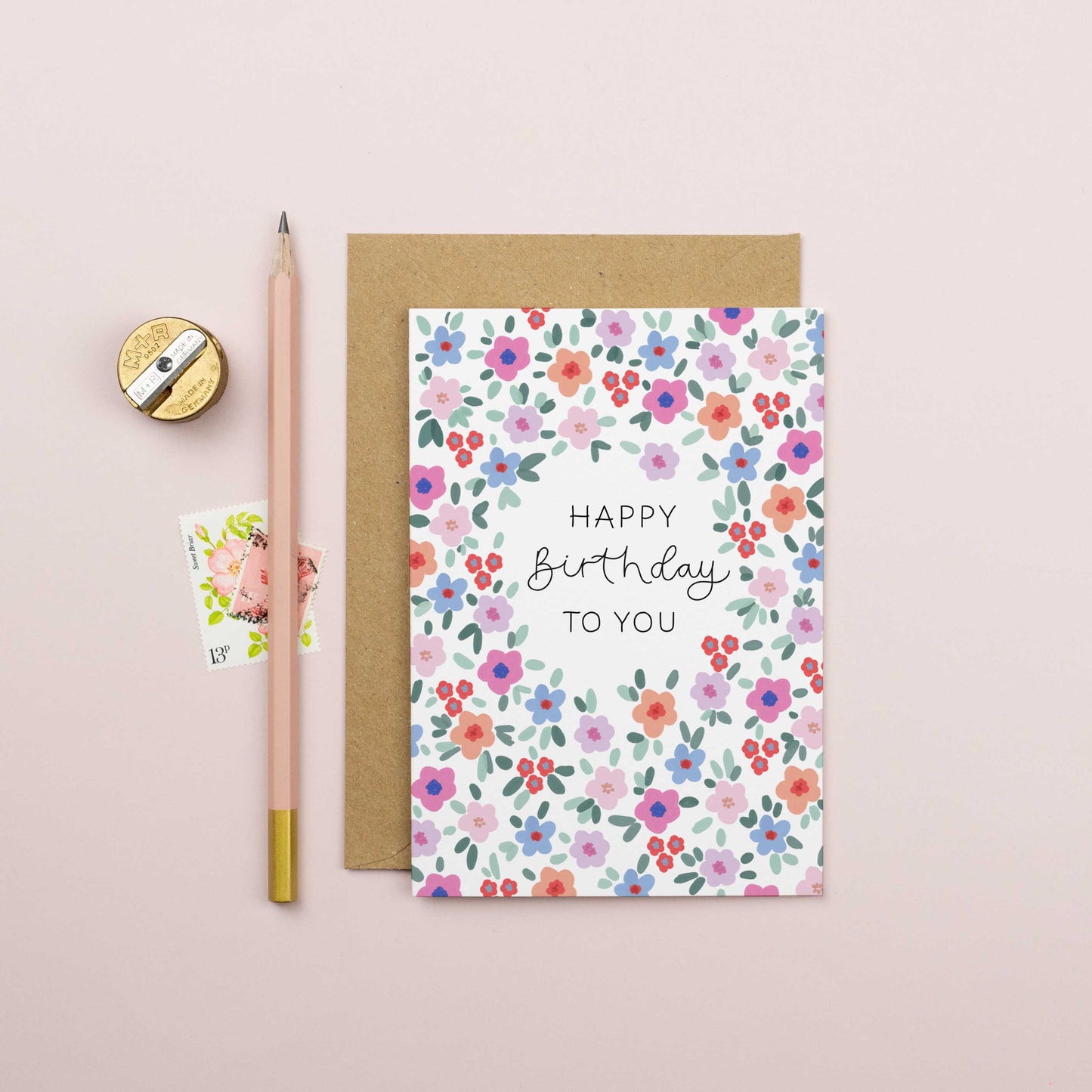 Floral Birthday Card