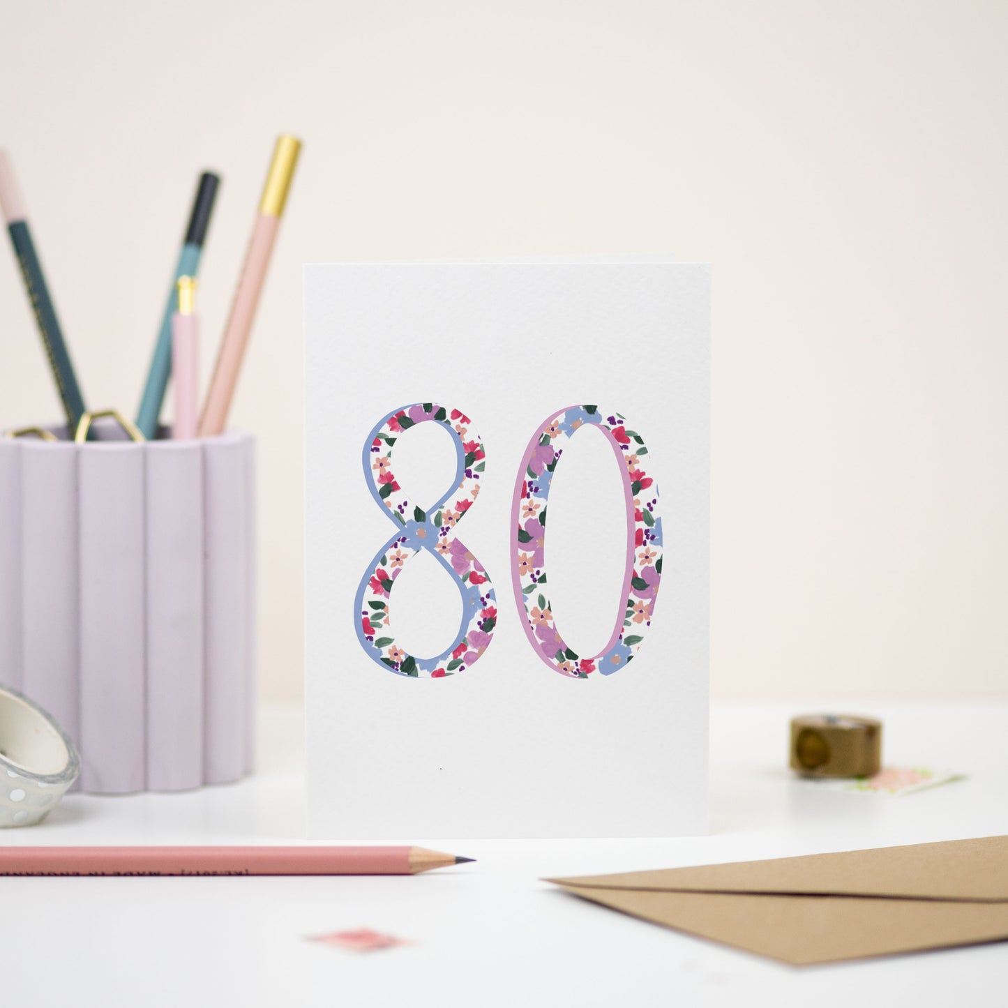 80th Birthday Card