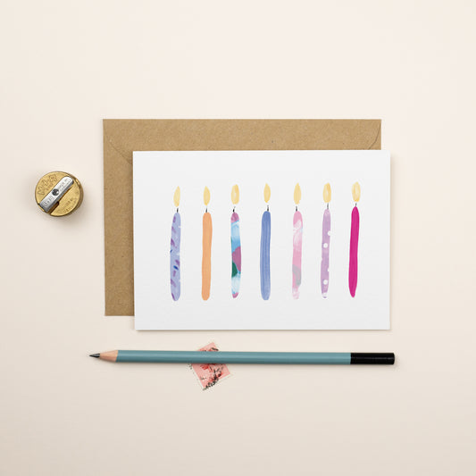 Candles Birthday Card