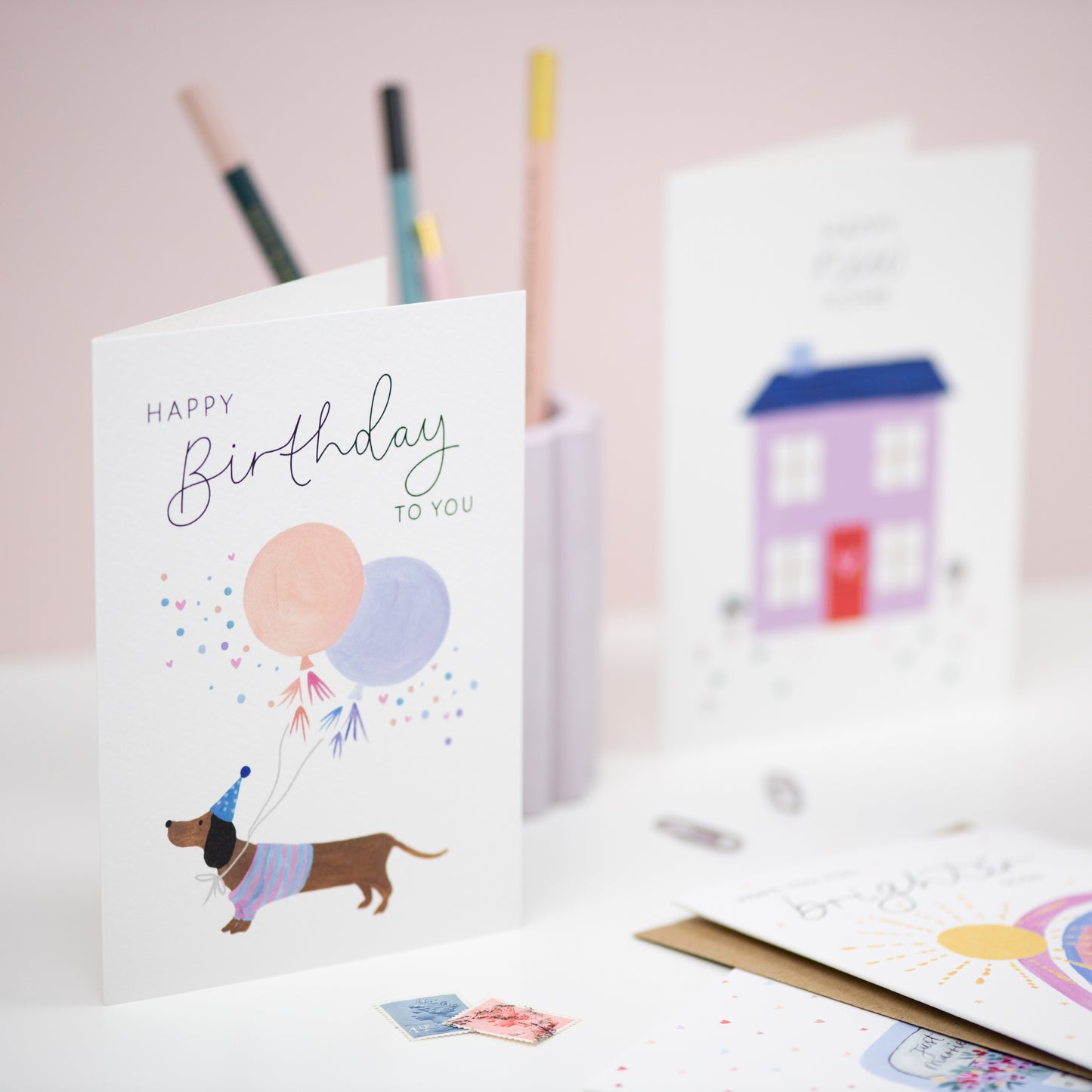 Sausage Dog Birthday Card