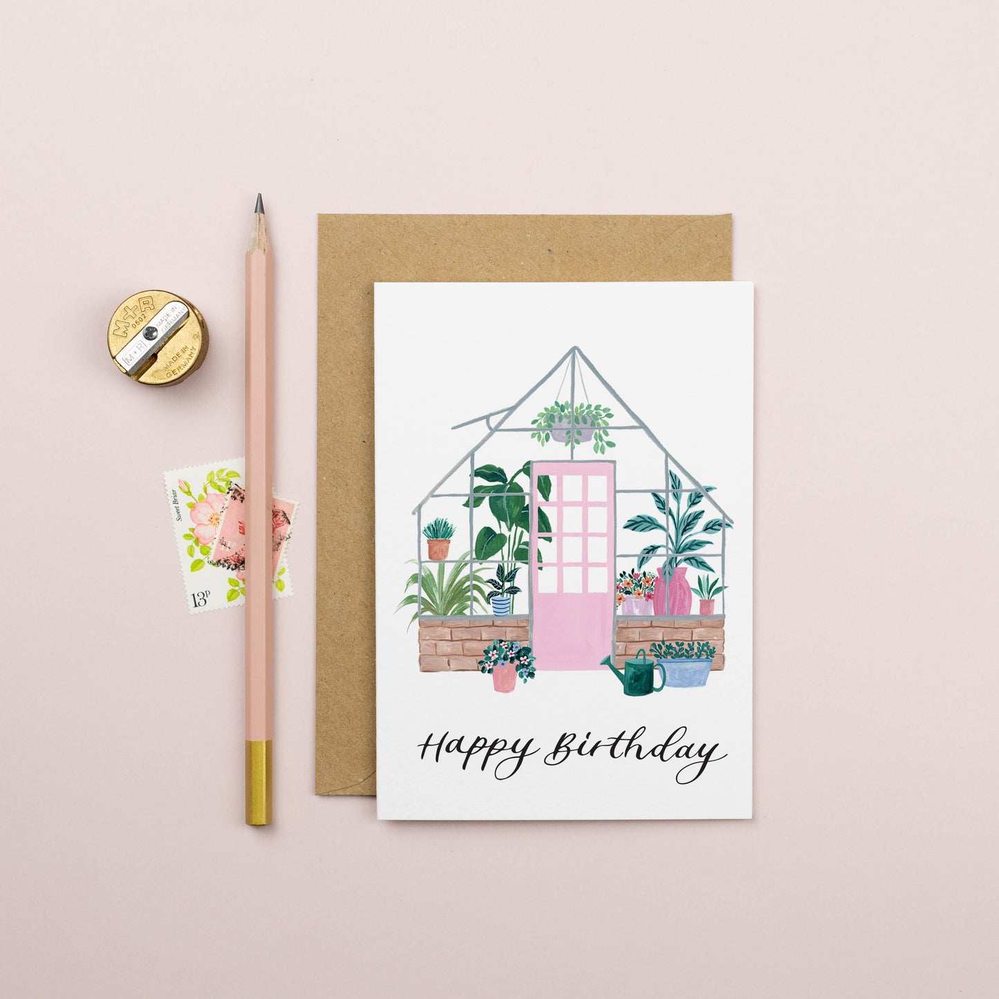 Greenhouse Birthday Card