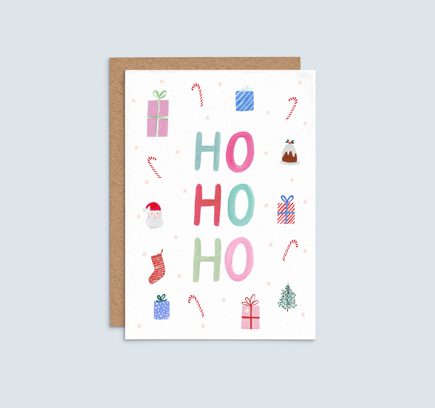 Ho Ho Ho Christmas Card