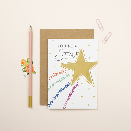 You Are A Star Card