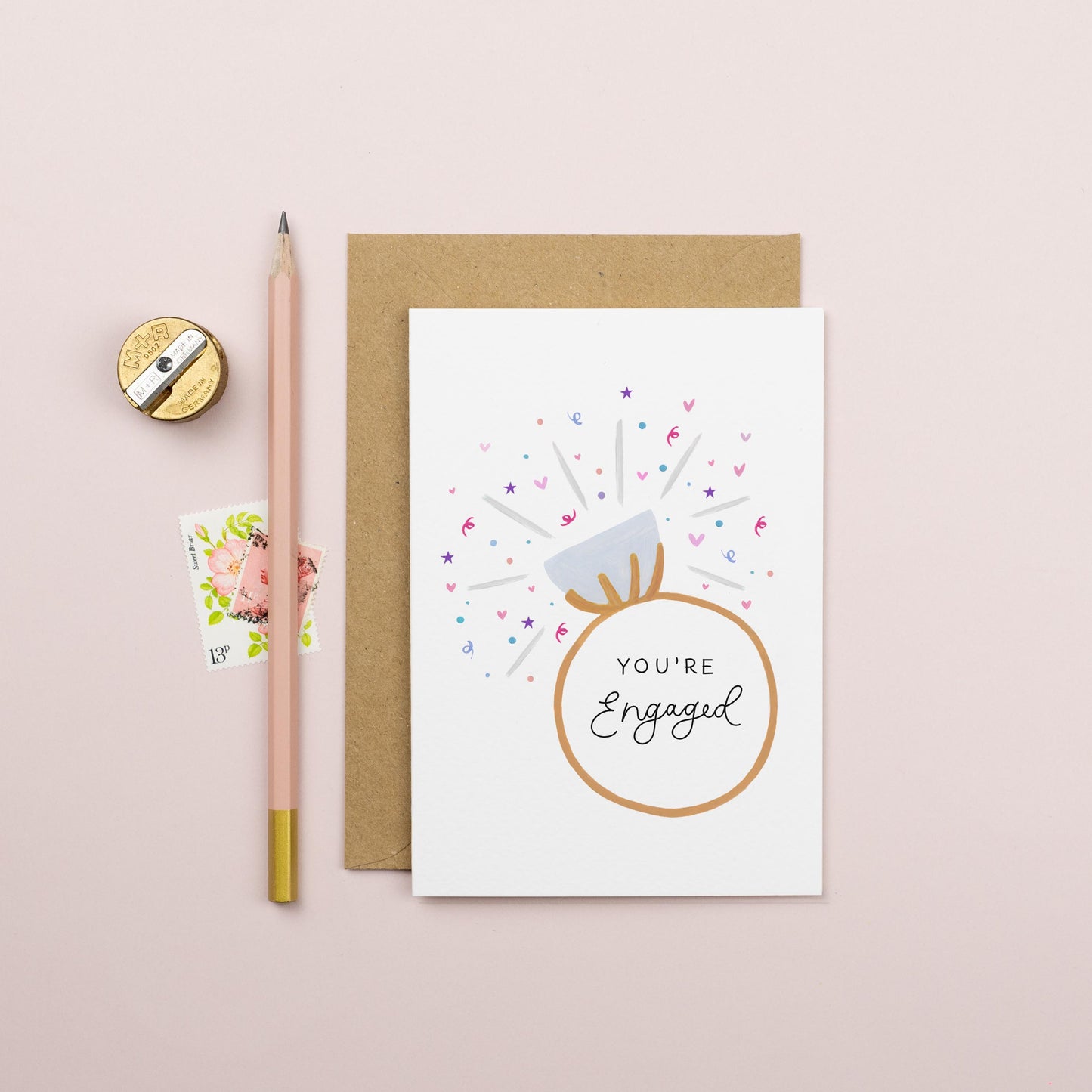 You're Engaged Ring Card