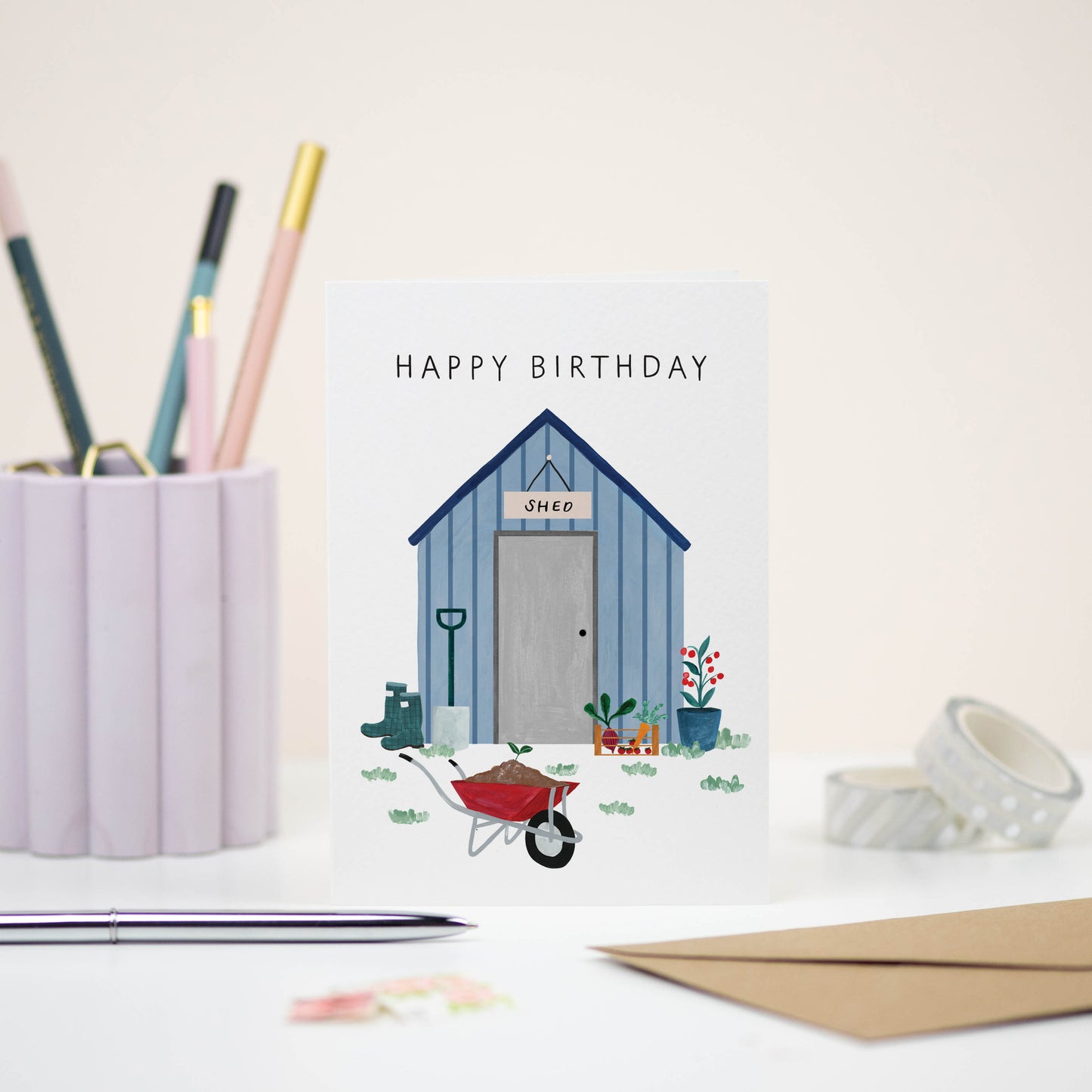 Shed Birthday Card