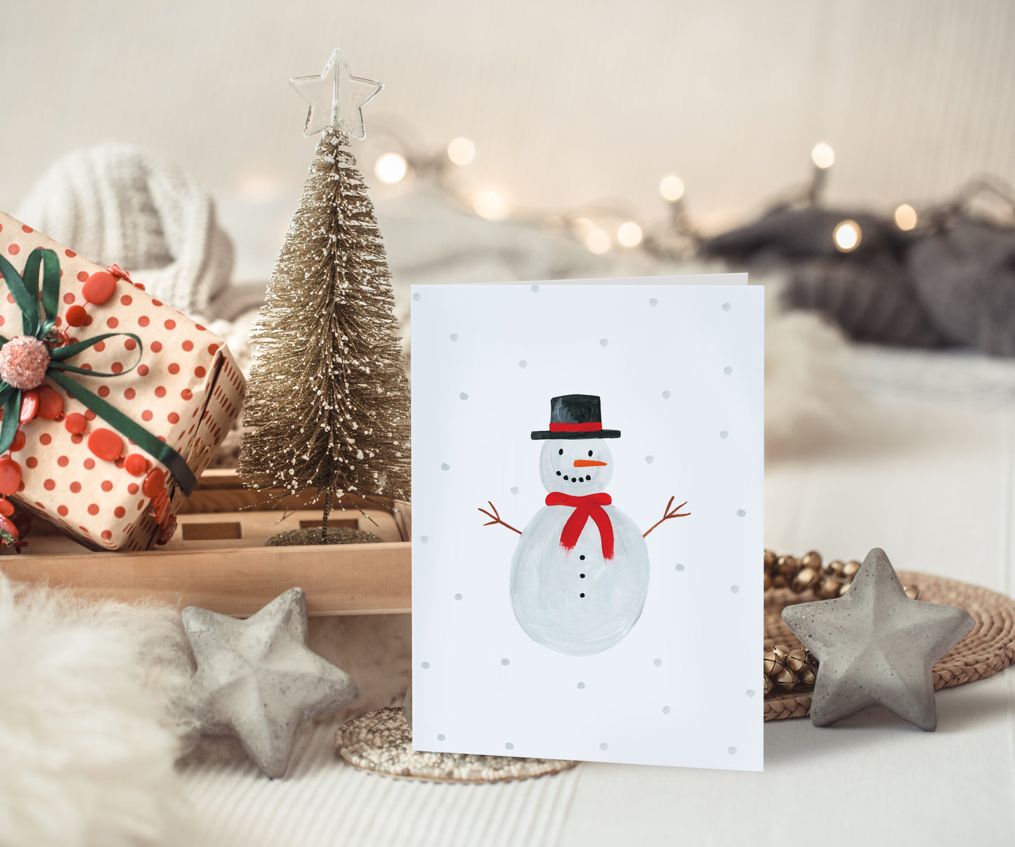 Snowman Christmas Card