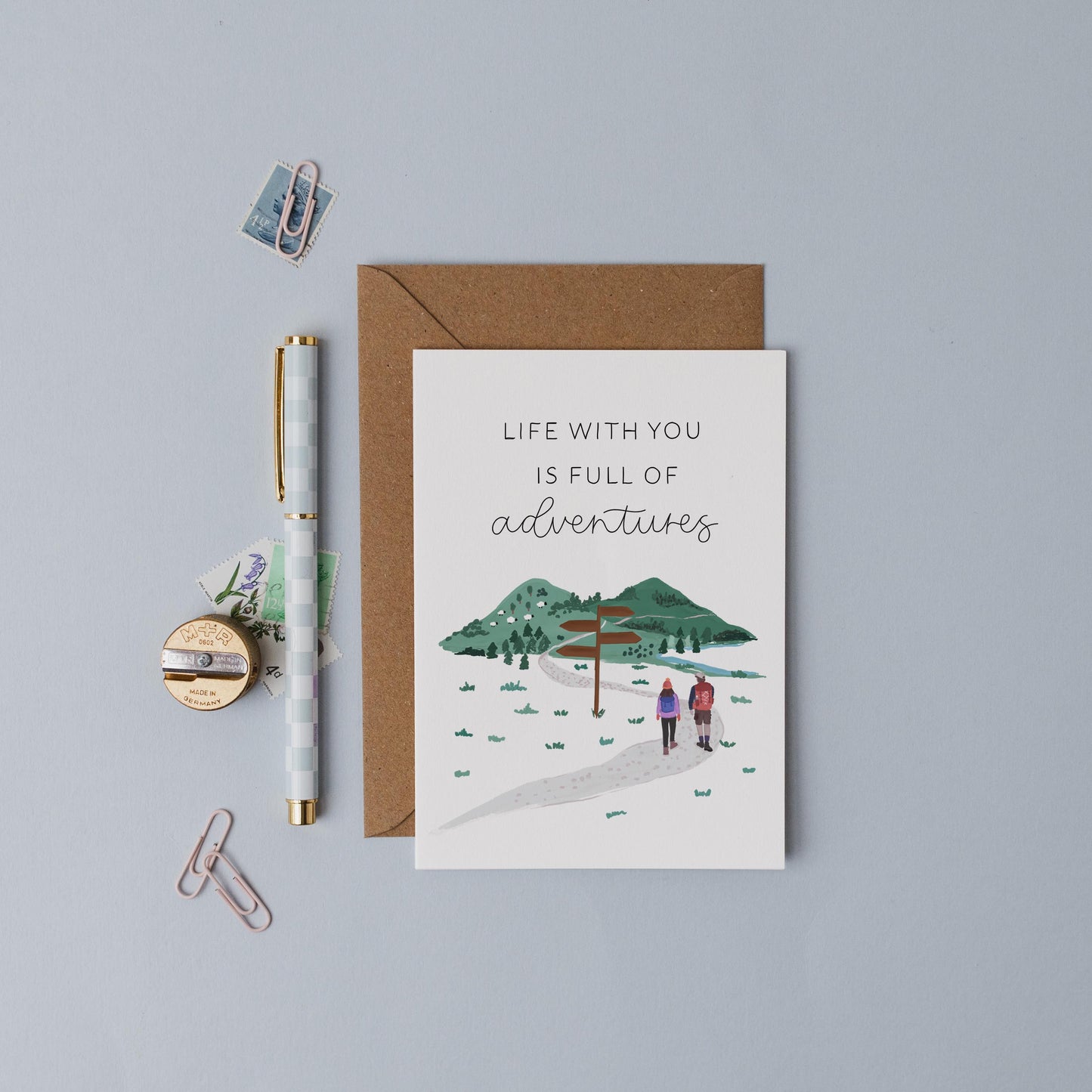 Life With You Is Full Of Adventures Card