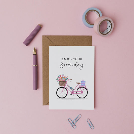 Birthday Bike Card