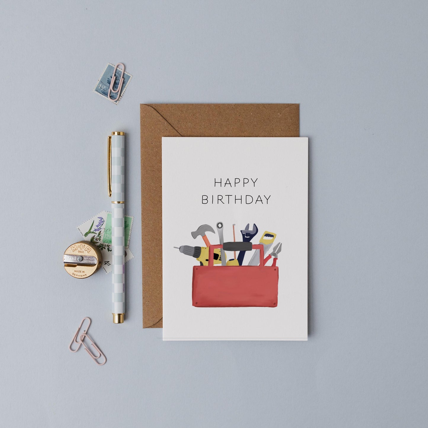 Happy Birthday Toolbox Card