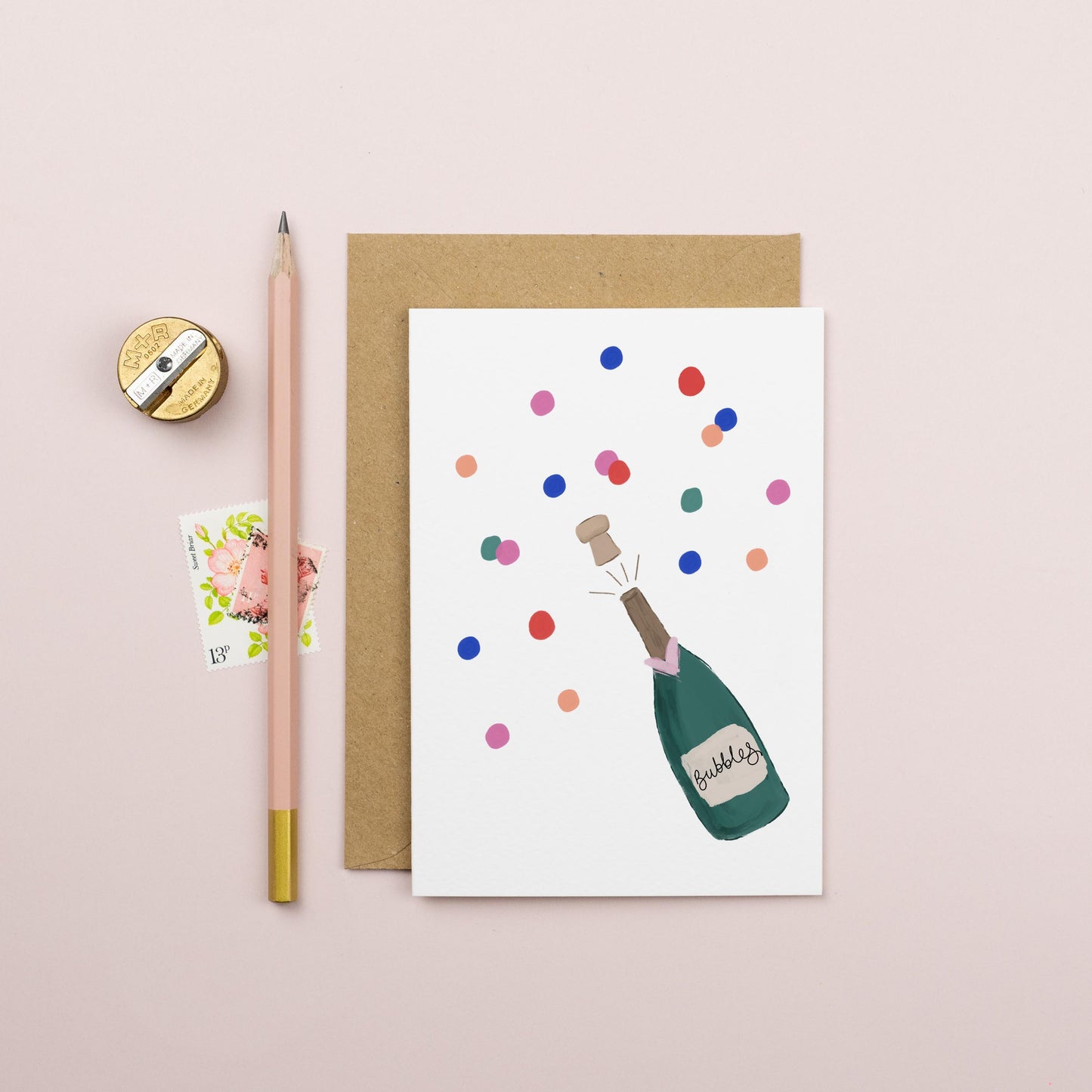 Bottle Celebration Card