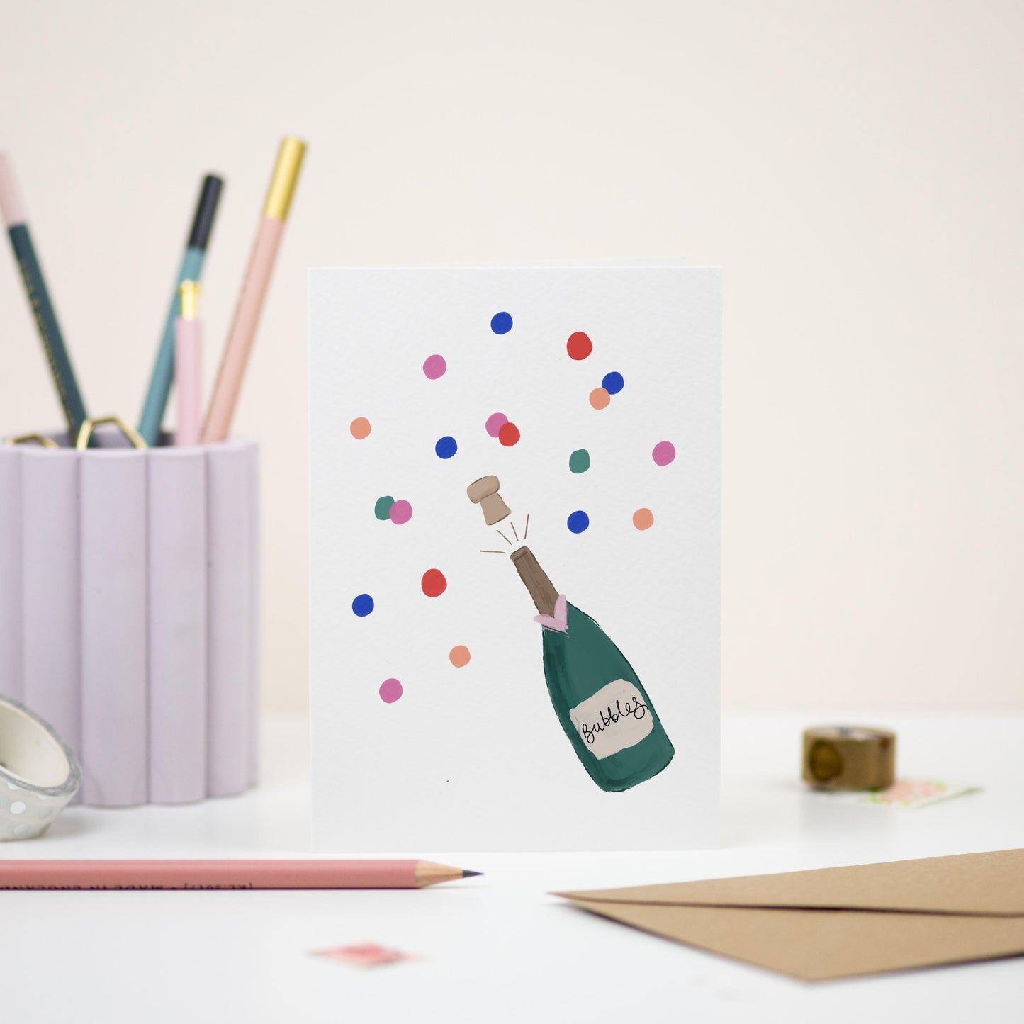 Bottle Celebration Card