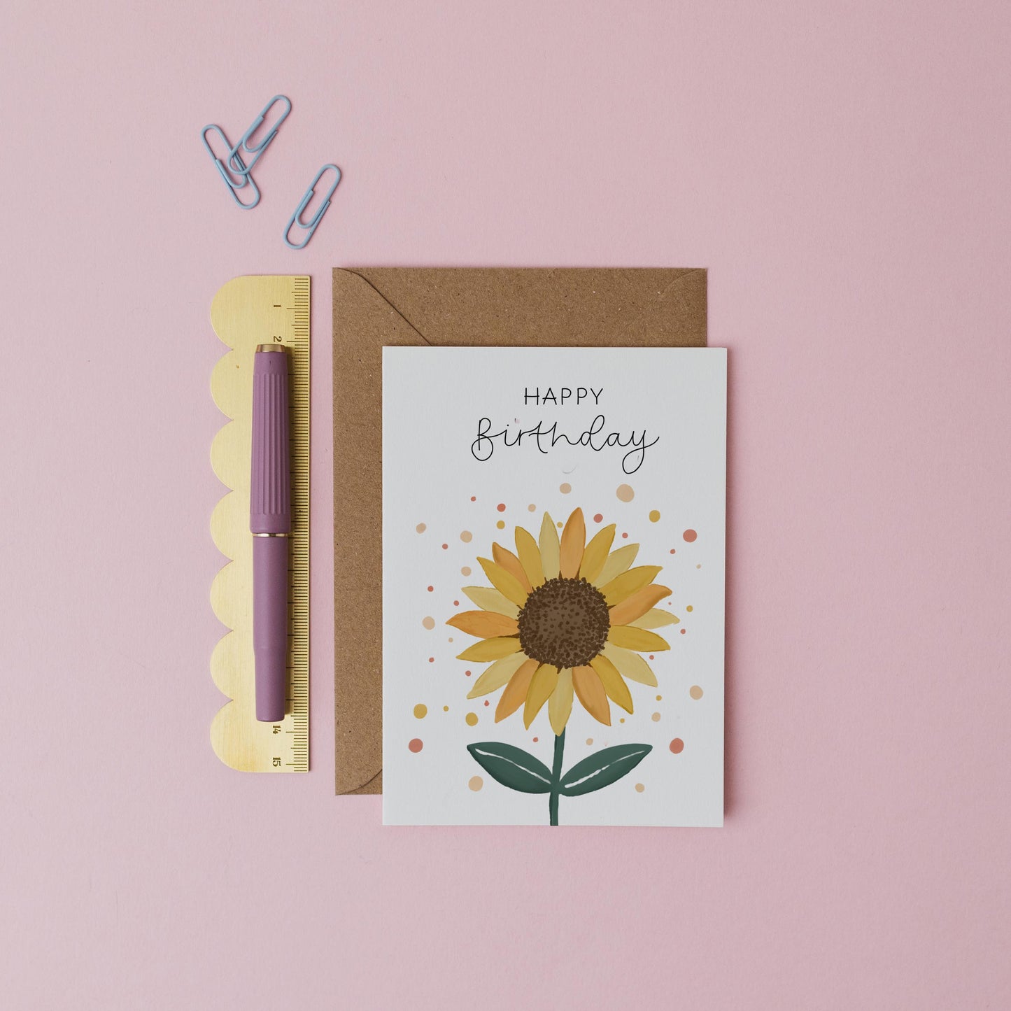 Sunflower Birthday Card