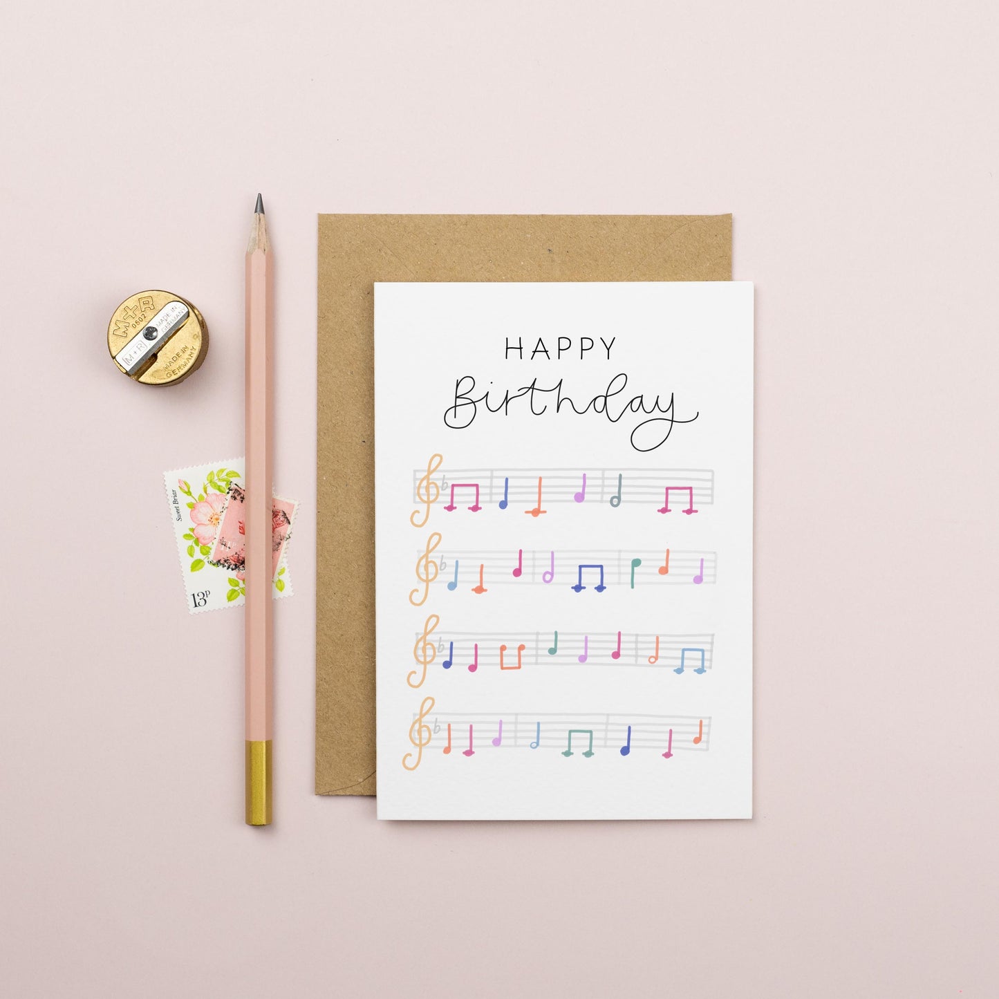 Musical Notes Card