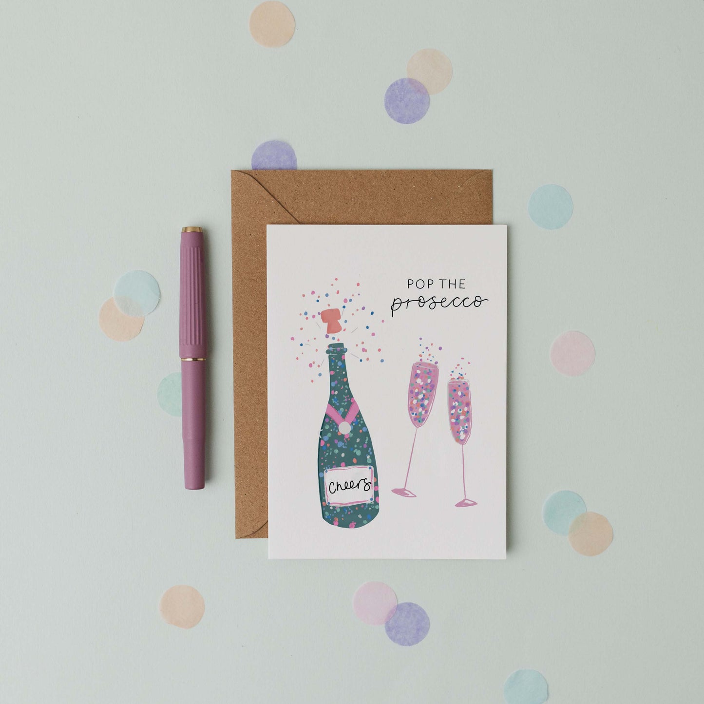 Pop The Prosecco Card