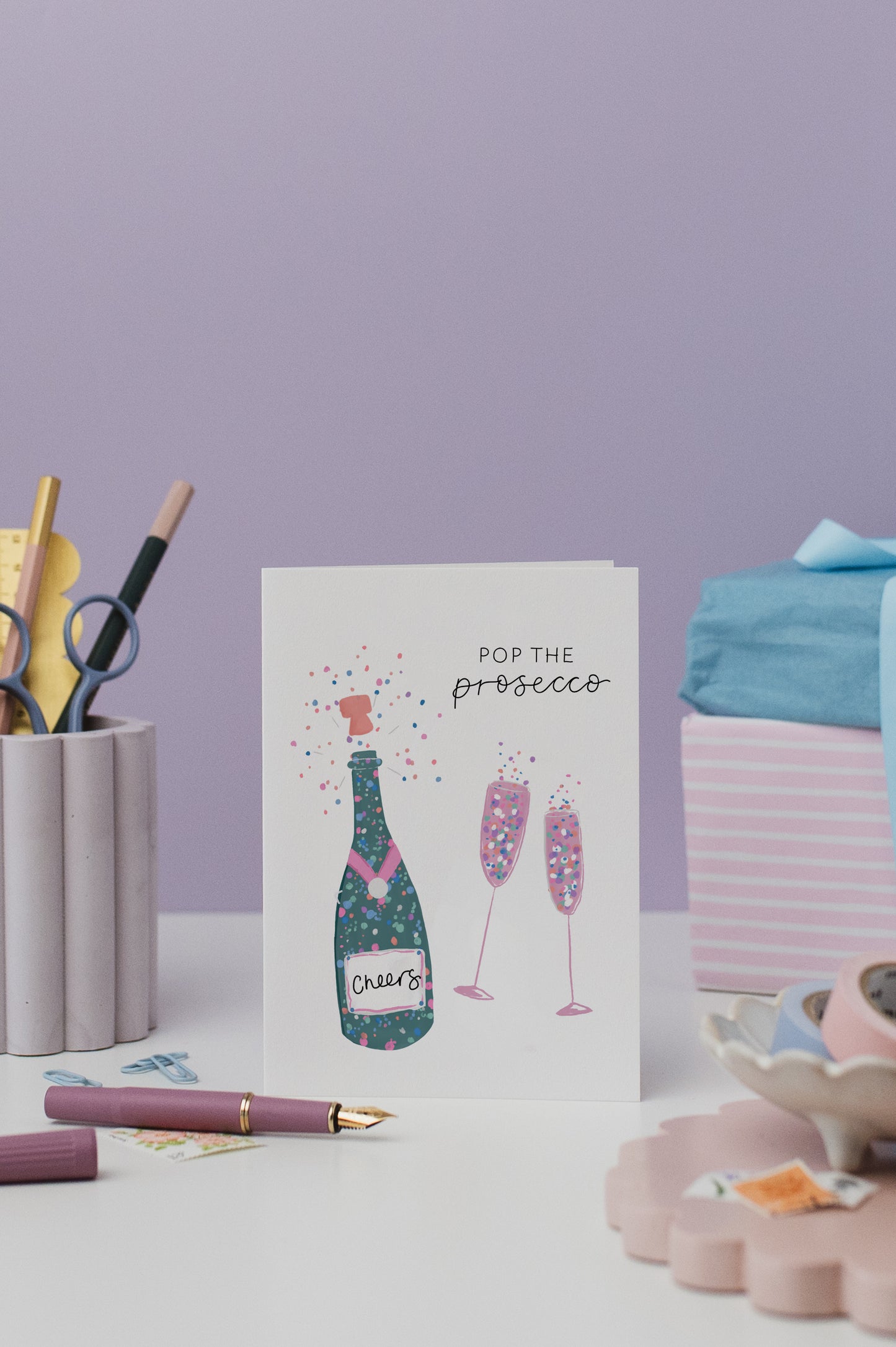 Pop The Prosecco Card