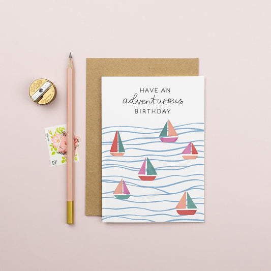 Sailing Birthday Card