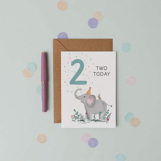 2nd Birthday Card