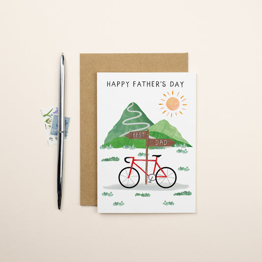 Father's Day Bike Card