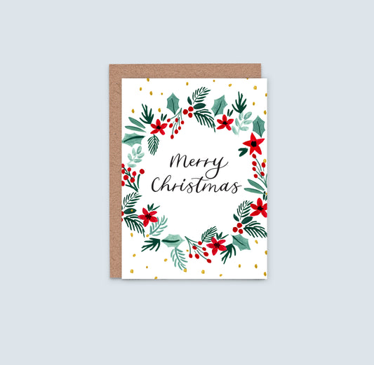 Holly and Berries Card