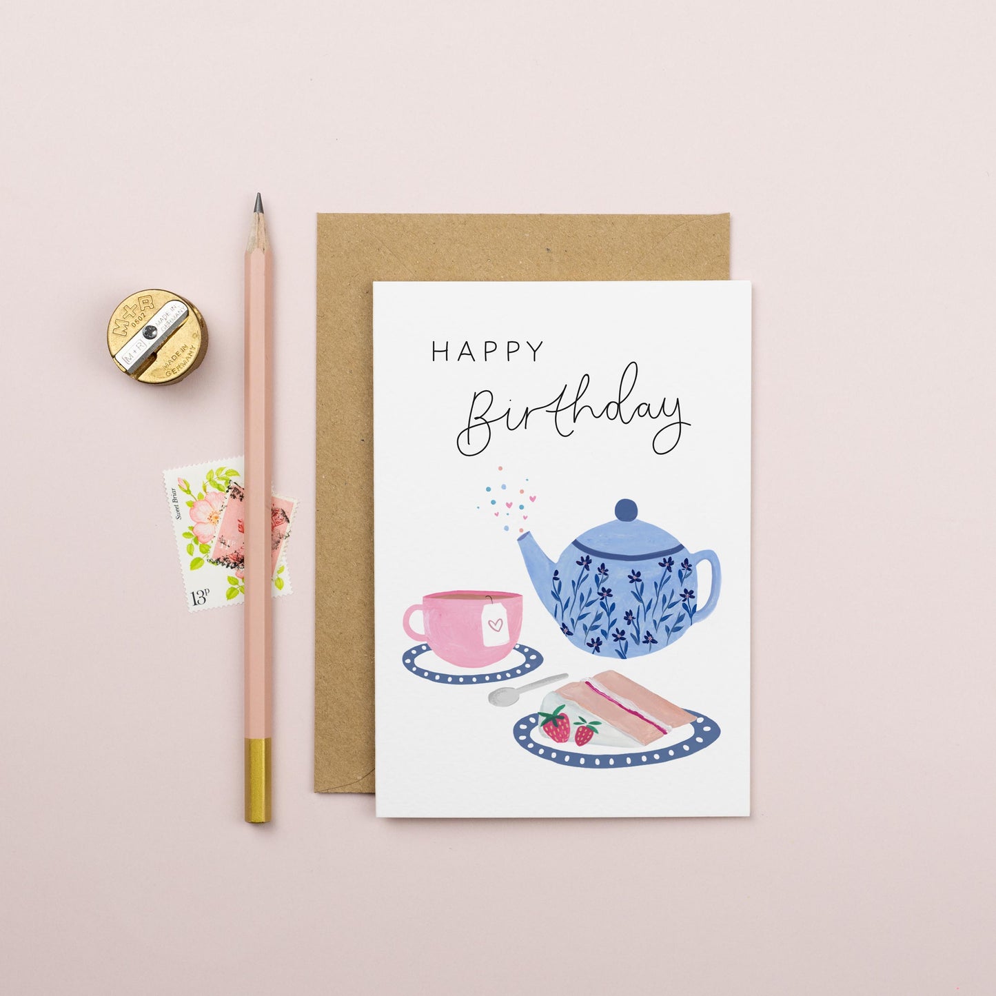 Birthday Tea and Cake Card