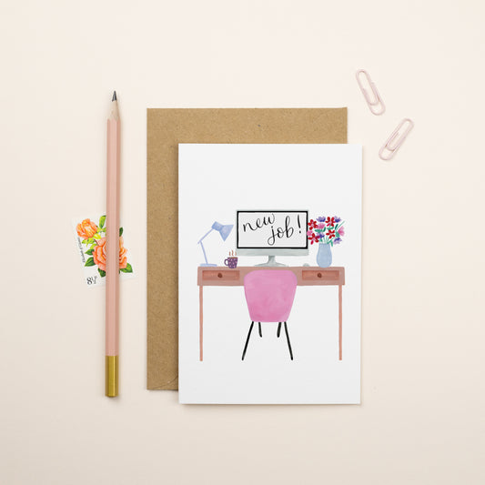 New Job Desk Card