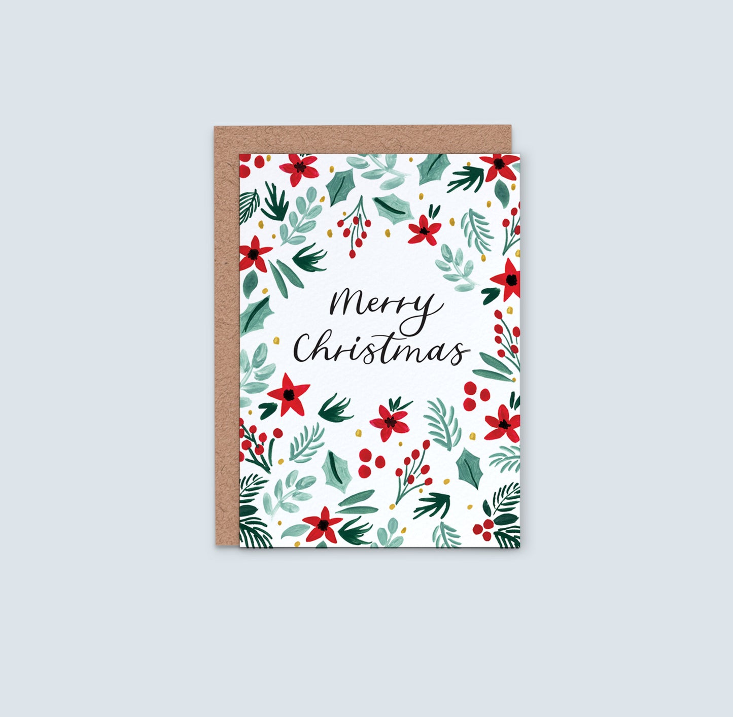 Holly and Berries Card