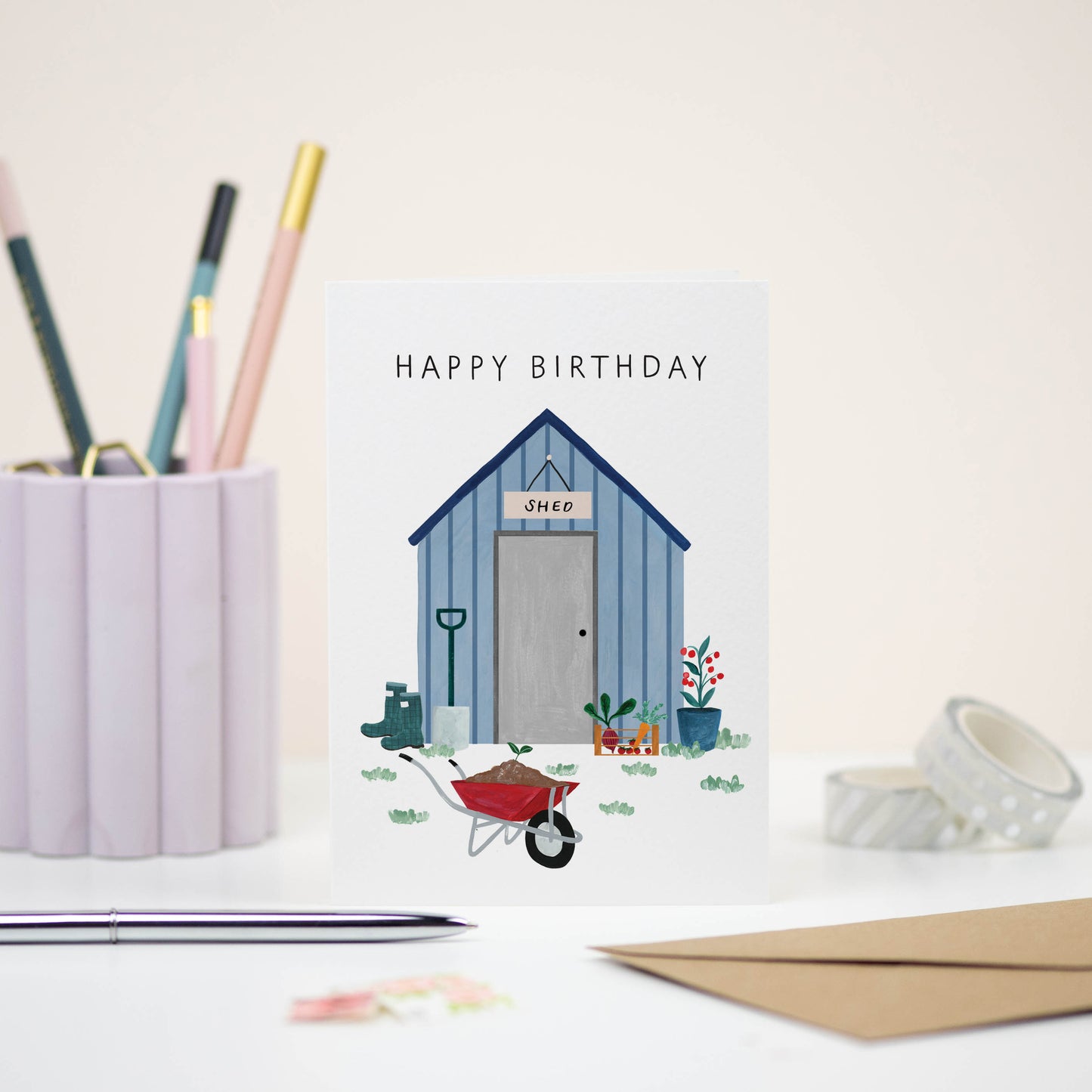 Shed Birthday Card